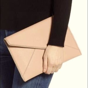 Rebecca Minkoff Nude Leo Clutch Leopard Interior